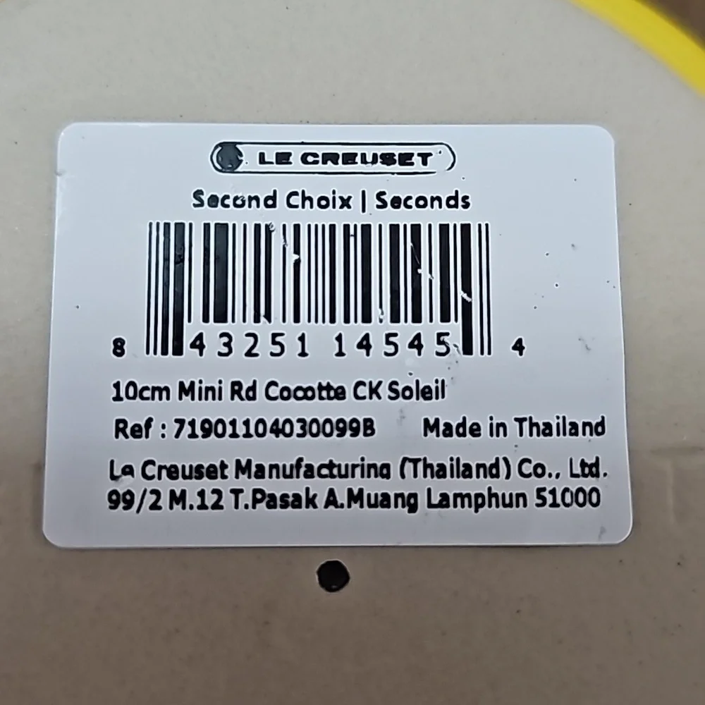 NWT Le Creuset Mini Cocottes Set of 2 + Matching Mug 8oz CK Soleil (Yellow)
